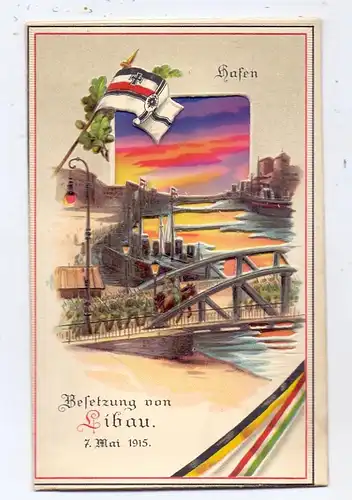 LATVIJA/LETTLAND - LIBAU / LIEPAJA, Befreiung von Libau, 7.Mai 1915, Halt gegen das Licht / Hold to light,TOP Condition