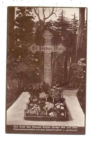 4600 DORTMUND, Grab Franziskaner Jordan Mai auf dem Ostenfriedhof