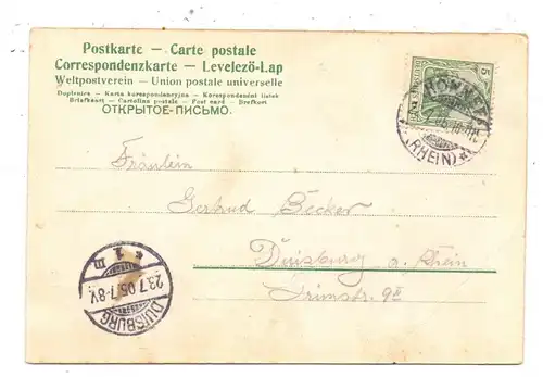 5340 BAD HONNEF, Blick von den Inseln, 1905