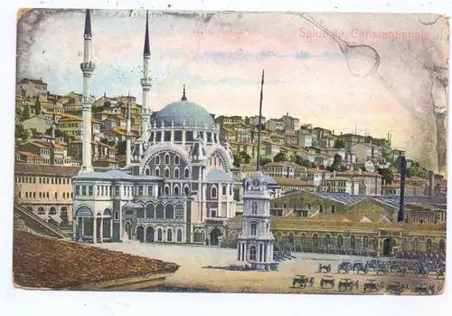 TR - CONSTANTINOPEL, Vue de Tophane, 1910