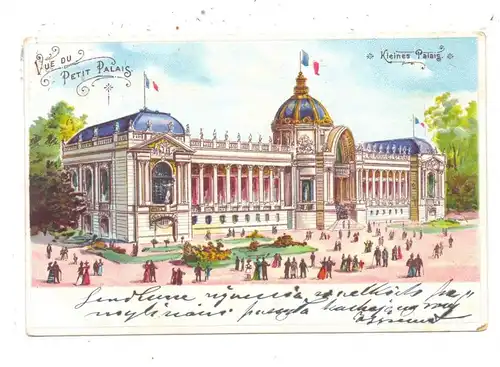 EXPO 1900 PARIS, Petit Palais, Lithographie
