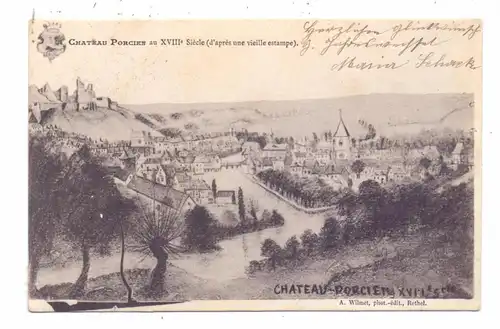 F 08360 CHATEAU PORCIEN, XVIII Siecle