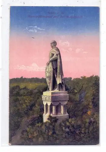 0-4000 HALLE / Saale, Bismarckdenkmal auf der Bergschenke