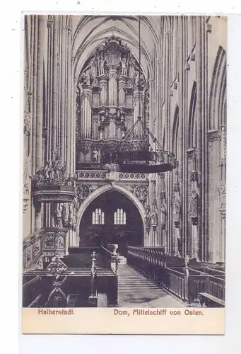 0-3600 HALBERSTADT, Dom, Mittelschiff, Kirchenorgel, 1908