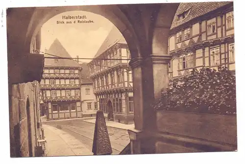 0-3600 HALBERSTADT, Blick aus der Rathauslaube