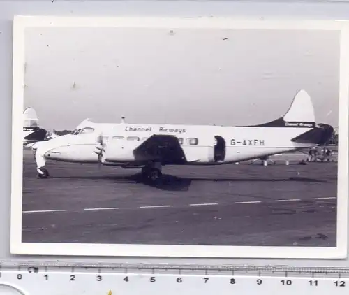 FLUGZEUGE - CHANNEL AIRWAYS, De Havilland DH-114 Heron, Photo 12,6 x 9 cm