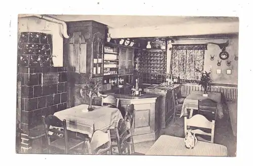 0-8242 ALTENBERG, Gasthaus "Vorwerk Geising", Schankraum, 1926