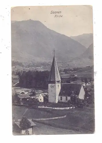 CH 3792 SAANEN BE, Kirche, 1905, Trenkler - Leipzig, kl. Druckstelle