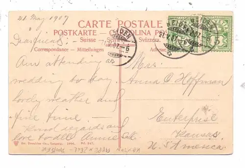 CH 9410 HEIDEN AR, Ortsansicht, Verlag Trenkler, 1906