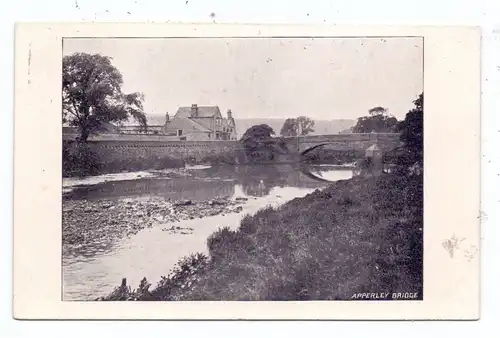 UK - ENGLAND - WEST YORKSHIRE - APPERLY BRIDGE, river sight