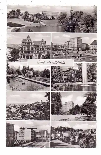 4800 BIELEFELD, Mehrbild-AK 1959