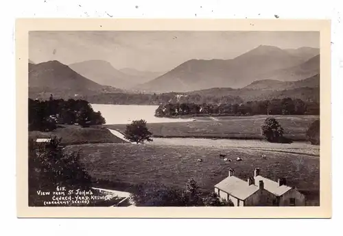 UK - ENGLAND - CUMBERLAND - KESWICK, view from St. John's Churchyard