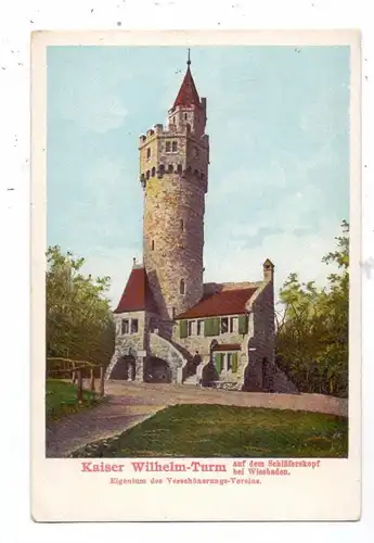 6200 WIESBADEN - KLARENTHAL, Schläferskopf, Kaiser-Wilhelm-Turm