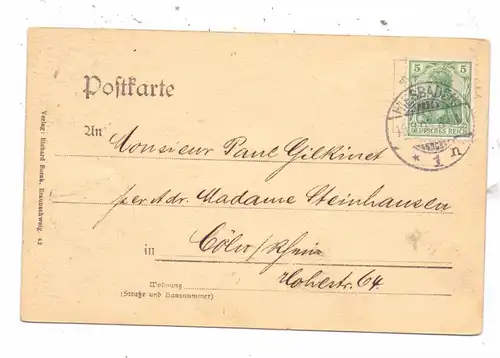 6200 WIESBADEN, Kursaalweiher, 1905
