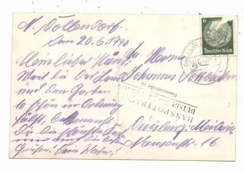 5300 BONN - BAD GODESBERG, Hotel Dreesen, NS-Beflaggung, 1940