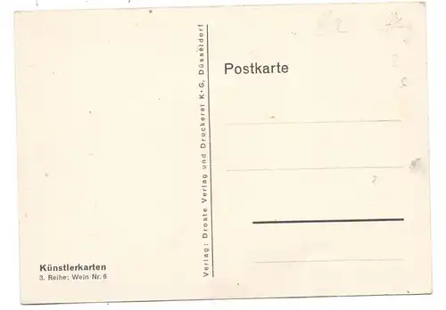 6504 OPPENHEIM, Humor, "Oppenheimer Sackträger", Künstler-Karte