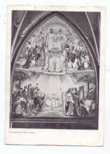 NL - LIMBURG - VENLO - STEYL, Wandgemälde in der Kirche der Missionsschwestern