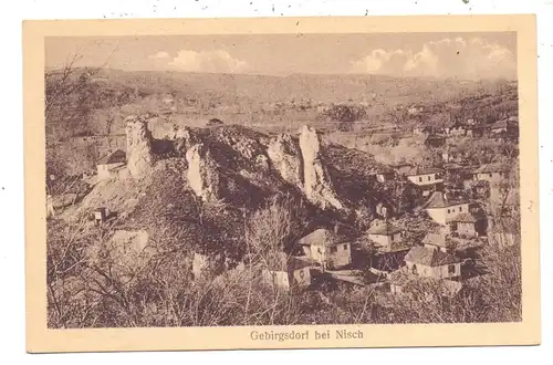 SRBIJA - NIS / NISCH, Gebirgsdorf bei Nisch, ca. 1915