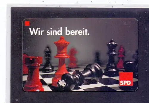 SPORT - SCHACH / Chess, Telefonkarte SPD 1998, 12 DM  mint