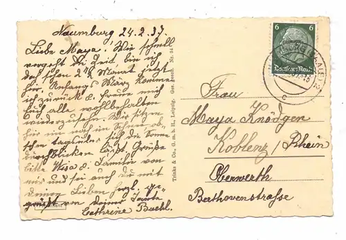 0-4800 NAUMBURG, Panorama 1937