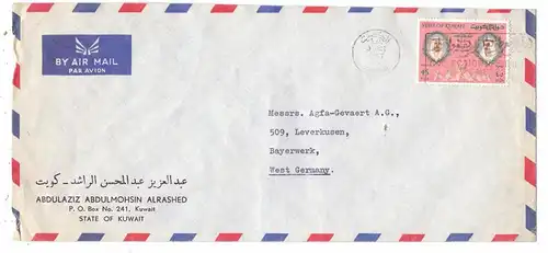 KUWAIT, 1967, Michel 342, Einzelfrankatur