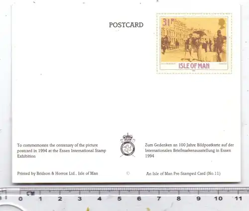 ISLE OF MAN, 1994, Postal Stationery, Briefmarken-Messe Essen