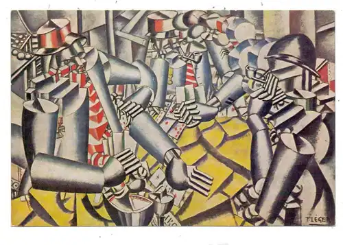 KÜNSTLER / ARTIST - F. LEGER, Kartenspielende Soldaten, 1917, Kröller-Müller