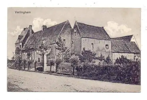F 59237 VERLINGHEM, Bauernhaus, 1916, deutsche Feldpost