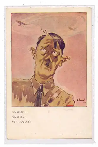 MILITÄR - 2.Weltkrieg, ADOLF HITLER KARIKATUR, Belgien, Verlag Heraly Charleroi