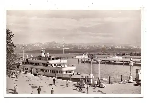 BINNENSCHIFFE - BODENSEE, "AUSTRIA", Konstanz Hafen, 1953