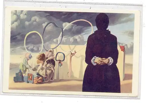 KÜNSTLER / ARTIST - FEDERICO CASTELLON, "The Dark Figure", oil, 1938