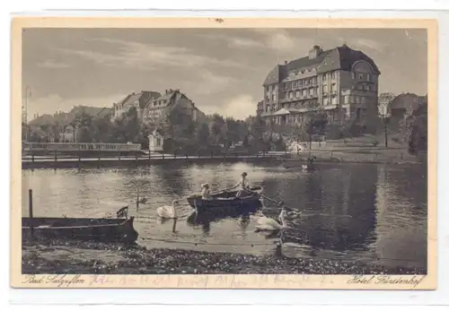 4902 BAD SALZUFLEN, Hotel Fürstenhof, Kahnweiher, 1931