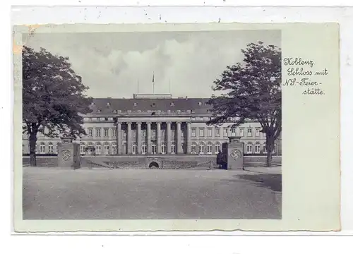 5400 KOBLENZ, Schloss mit NS - Feierstätte, 1938