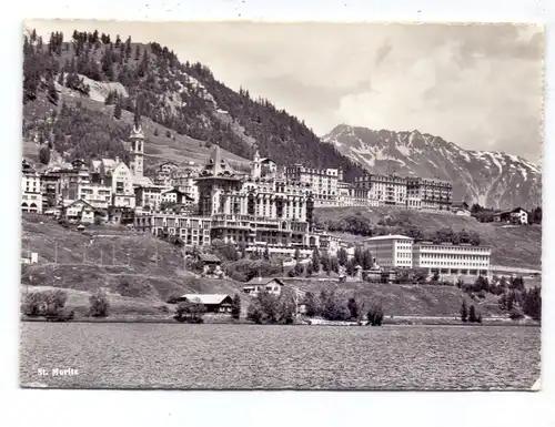 CH 7500 SANKT MORITZ, Hotelpanorama vom See