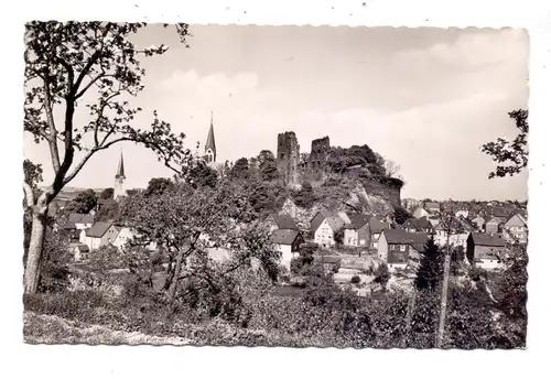 5448 KASTELLAUN, Burgruine mit Umgebung, 1955