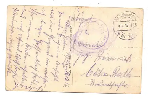 UKRAINE - KOWEL, Russische Gefangene, 1916, deutsche Feldpost