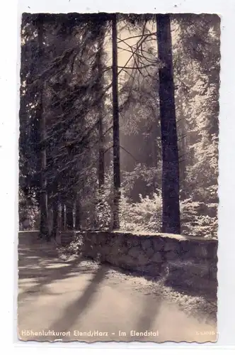 0-3703 ELBINGERODE - ELEND, Im Elendstal, 1958