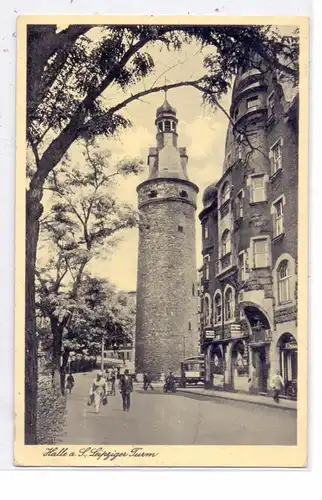 0-4000 HALLE / Saale, Leipziger Turm, 1936