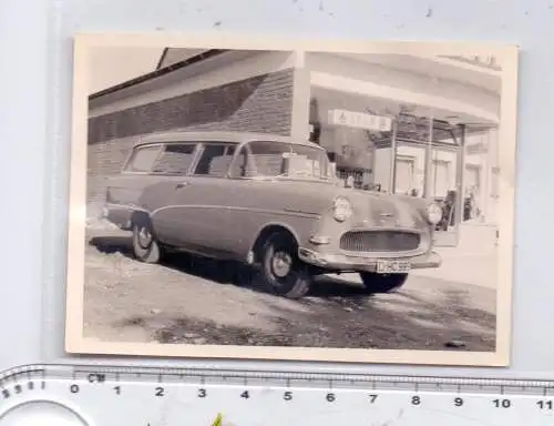 AUTO - OPEL REKORD OLYMPIA Kombi, Photo 10,5 x 6,8 cm