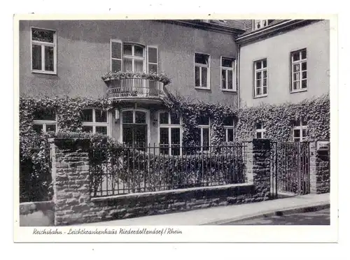 5330 KÖNIGSWINTER - NIEDERDOLLENDORF, Reichsbahn - Leichtkrankenhaus, rücks. kl. Klebereste