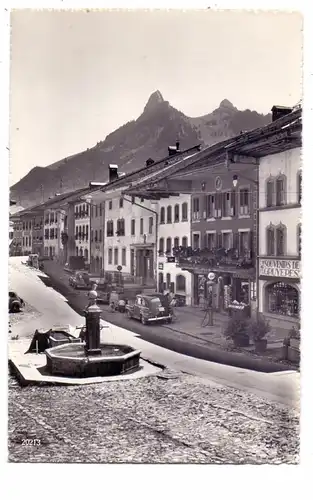 CH 1663 GRUYERES FR, Strassenpartie, SHELL - TANKSTELLE / Station