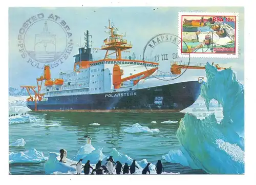 POLAR - Forschungsschiff "POLARSTERN", Schiffspost 1986