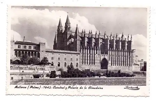 E 07000 PALMA DE MALLORCA, Catedral & Palacio, 1952