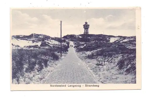 2941 LANGEOOG, Strandweg, Wasserturm