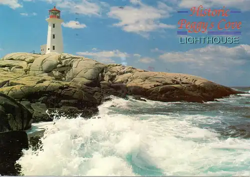 LEUCHTTURM / Lighthouse / Phare / Fyr / Vuurtoren, PEGGY'S COVE, Nova Scotia