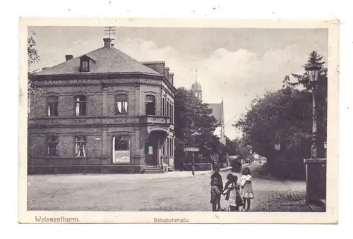 5452 WEISSENTHURM, Bahnhofstrasse, Bahn - Hotel, 1917