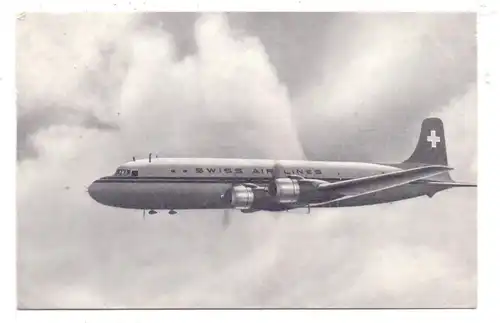 FLUGZEUGE - SWISSAIR, DC 6 B, 1953