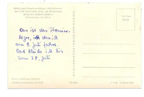 PFADFINDER / BOY - SCOUTS, DDR Pionier-Lager "Mitschurin", Raila bei Schleiz, 1960