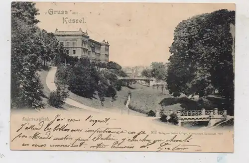 3500 KASSEL, Regierungsgebäude und Umgebung, 1900, Verlag Zedler & Vogel