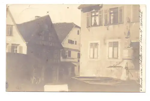 7142 MARBACH, Schillers Geburtshaus, Photo-AK 1912